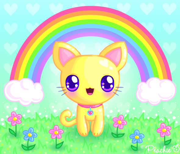 Kitty's Happy Time by Princess-Peachie