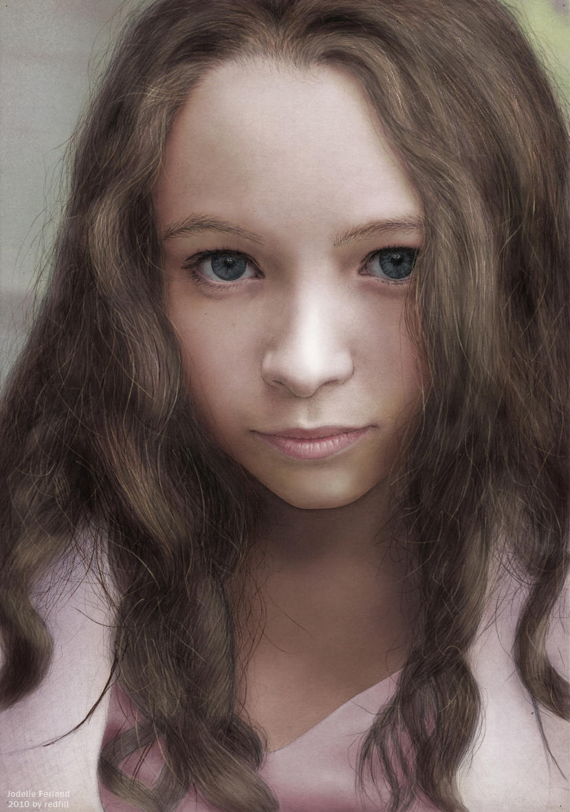 Jodelle Micah Ferland colored by redfill