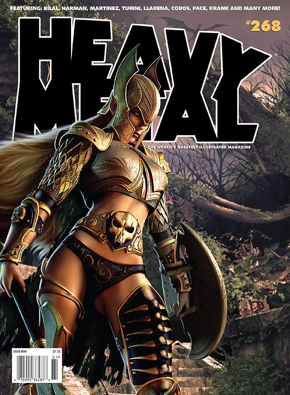 Heavy Metal 268 Cover by ISIKOL Heavy Metal 268 Cover by ISIKOL