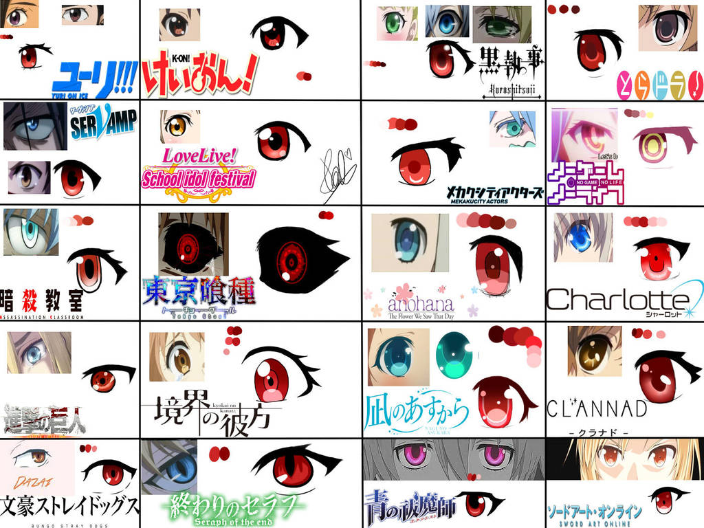 20 Anime Eye Art Style Challenge By Crystalkazeame19 On Deviantart