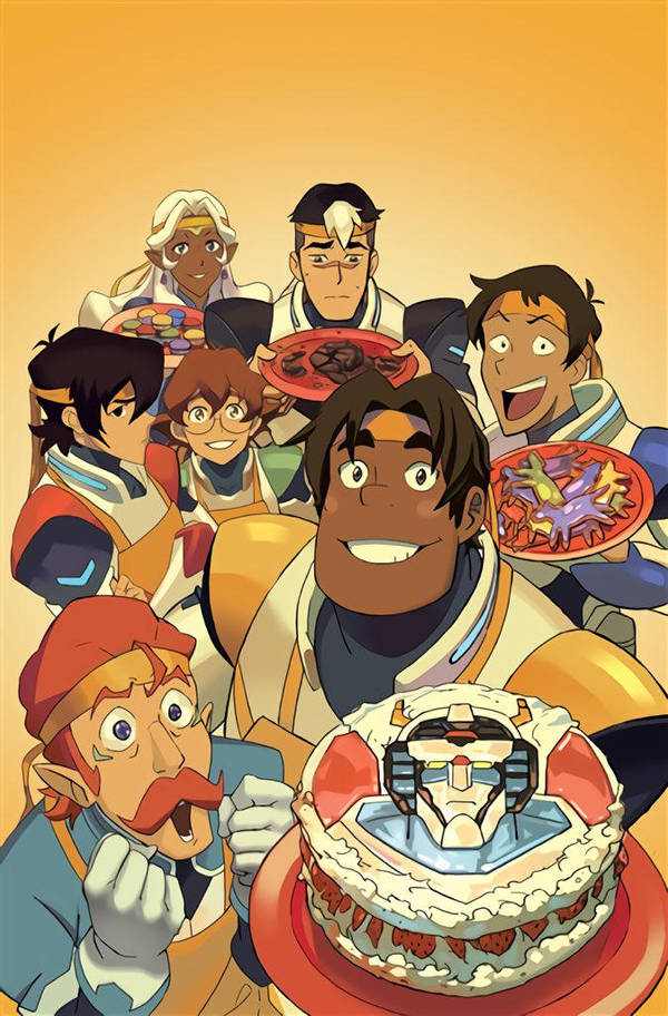 Voltron NYCC Exclusive Comic Book Cover by SteveAhn