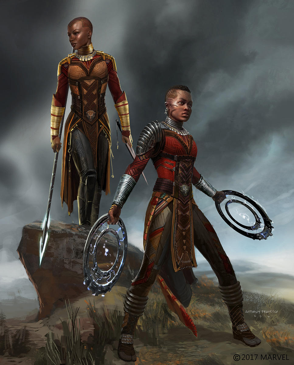 Dora Milaje Costume Design by Ubermonster