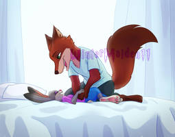 Tickles (wildehopps calendar) by WinterMaiden11