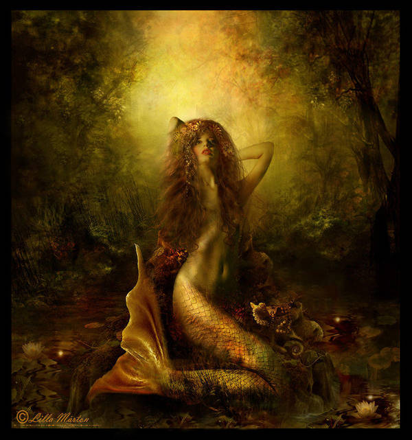 Mermaid of the lake by Lillucyka