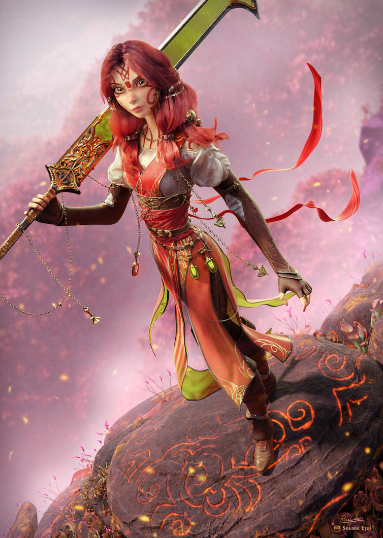 Red Lady by RicoCilliers