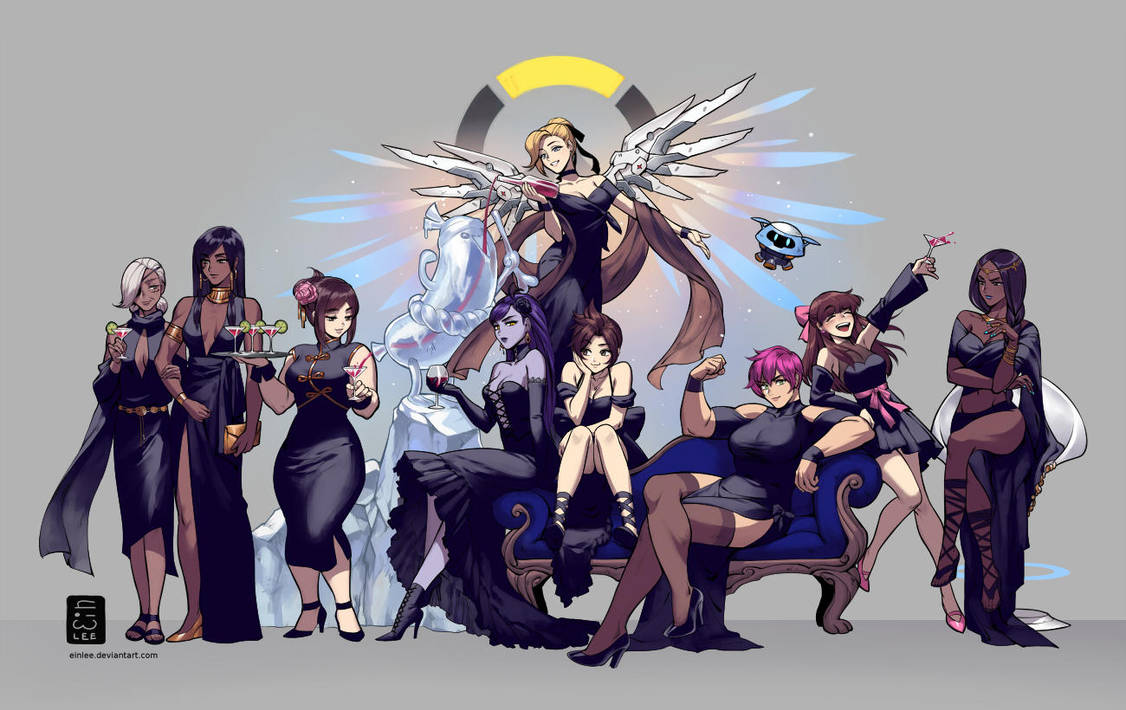 Overwatch Gowns by einlee
