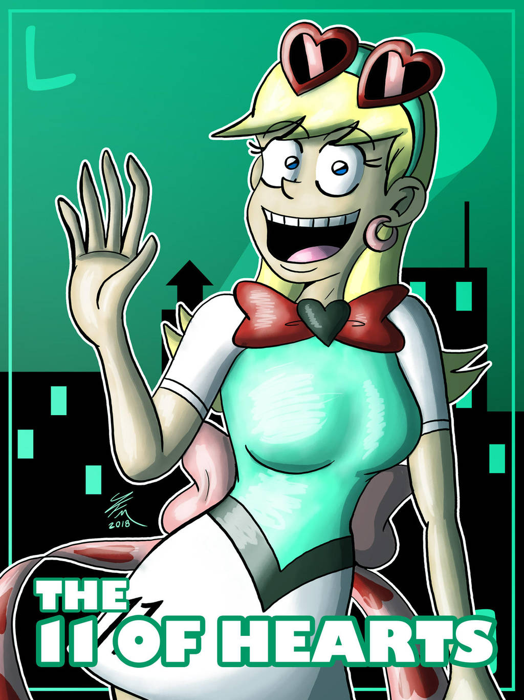 The 11 of Hearts by JFMstudios