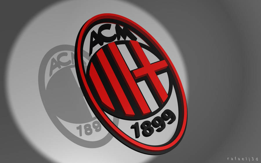 AC Milan Logo Wallpaper 3D by rafaelj3d on DeviantArt
