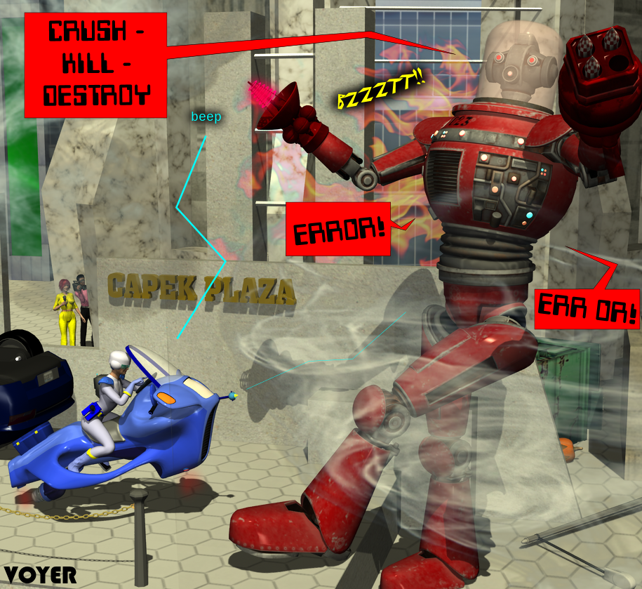 Valkyrie Squad: Killbot 023 takedown by hypnovoyer