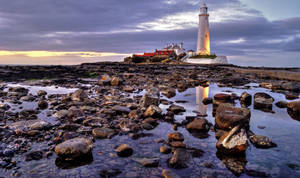 St Marys Lighthouse HDR 2 by 1-Professor-Chaos-1