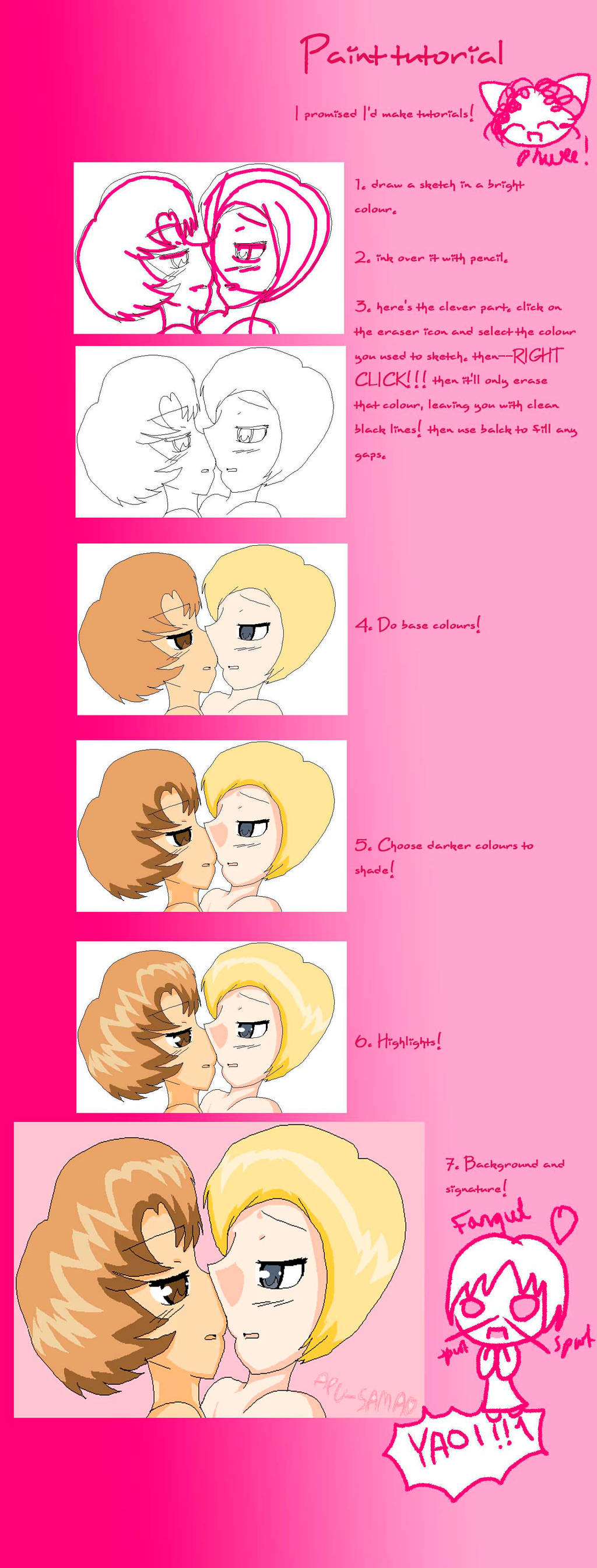MS Paint Tutorial by appletreeyaoi