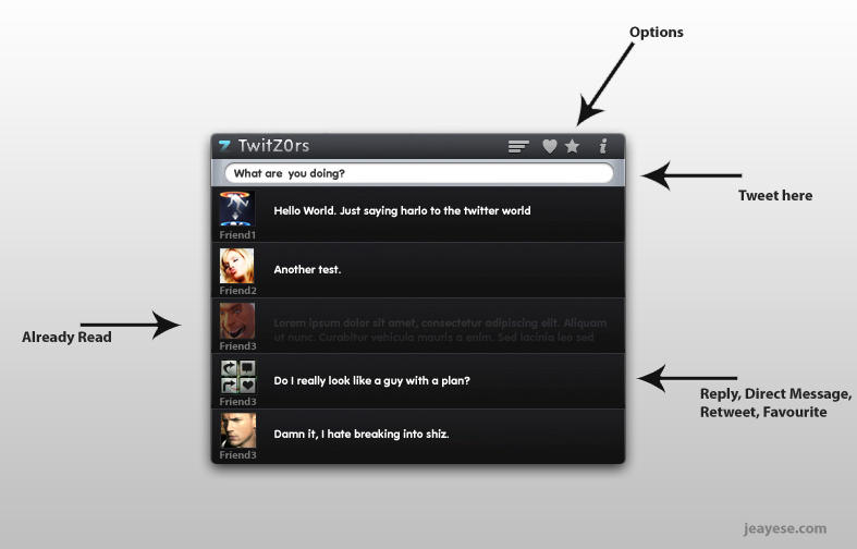 twitz0rs - A twitter app? by jeayese
