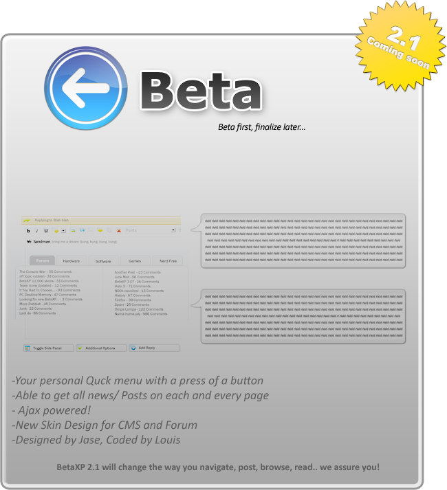 BetaXP 2.1 Teaser by jeayese