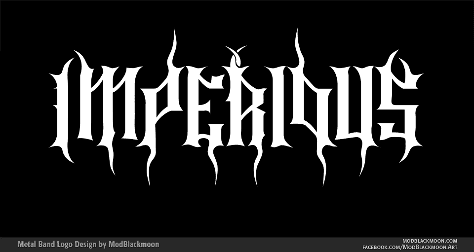 IMPERIOUS Epic Metal Band Logo Design by modblackmoon