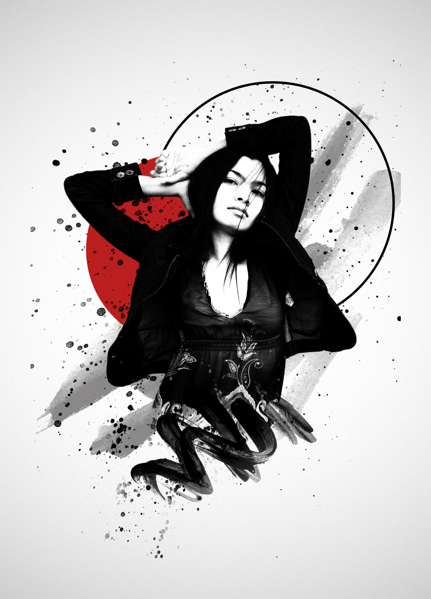 Decompose splatter portrait by fantasmadesign