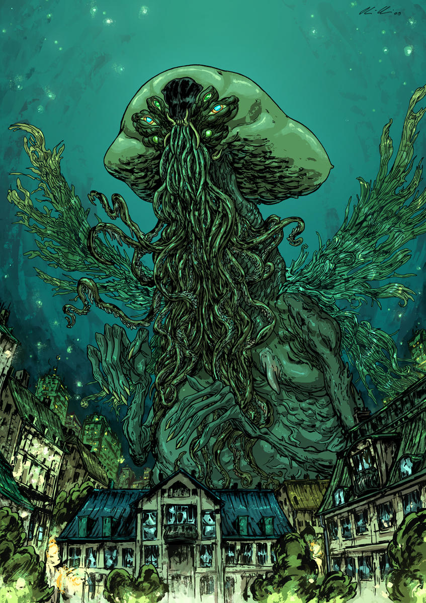 Cthulhu commission part2. by korintic