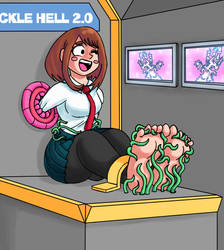 Ochako Uraraka tickled by LsVL02