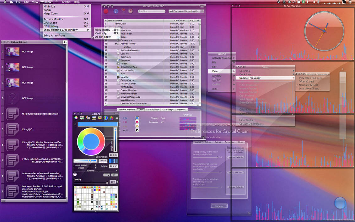 CrystalClear Interface: Pic 1 by marsmuse