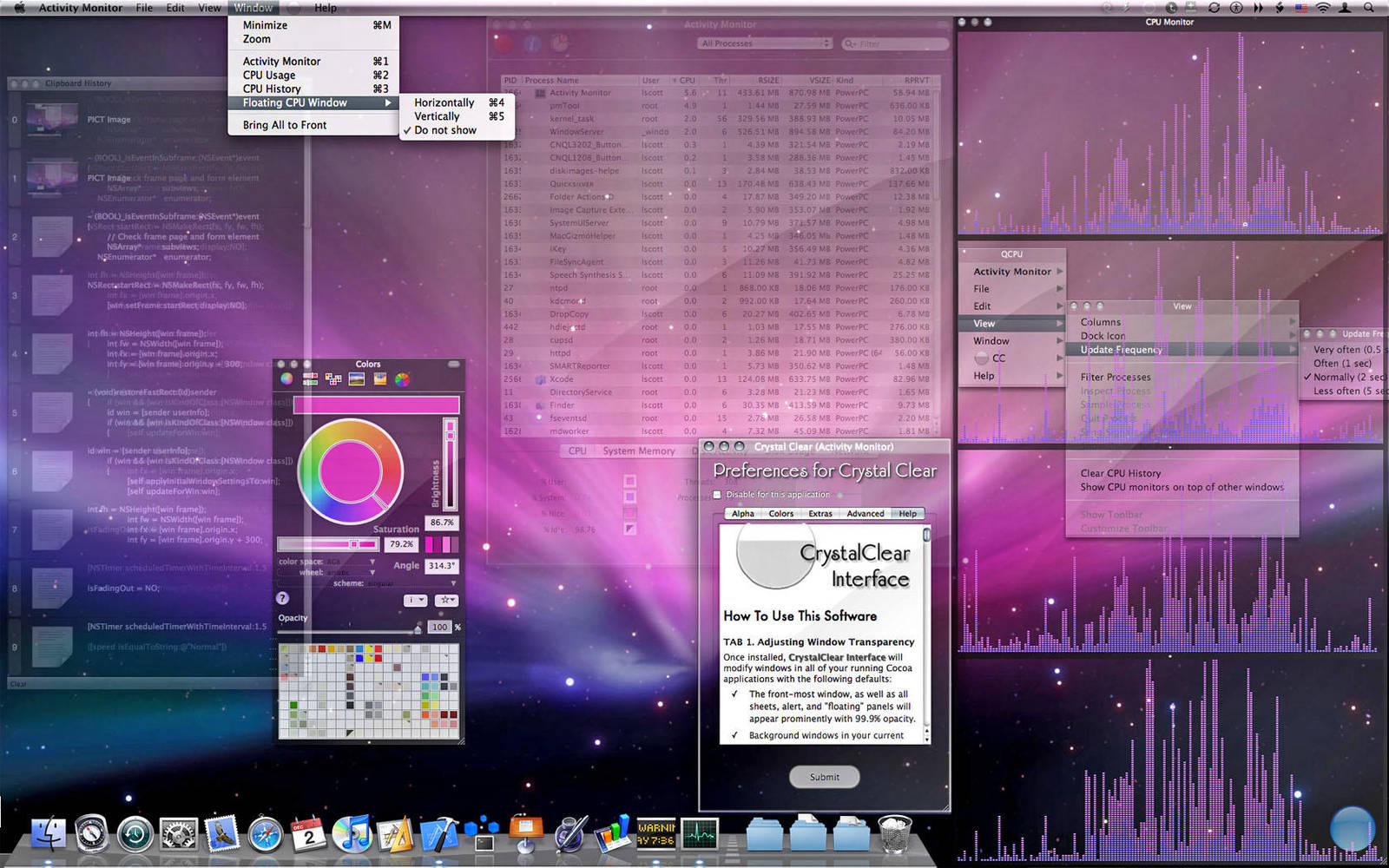 CrystalClear Interface: Pic 2 by marsmuse