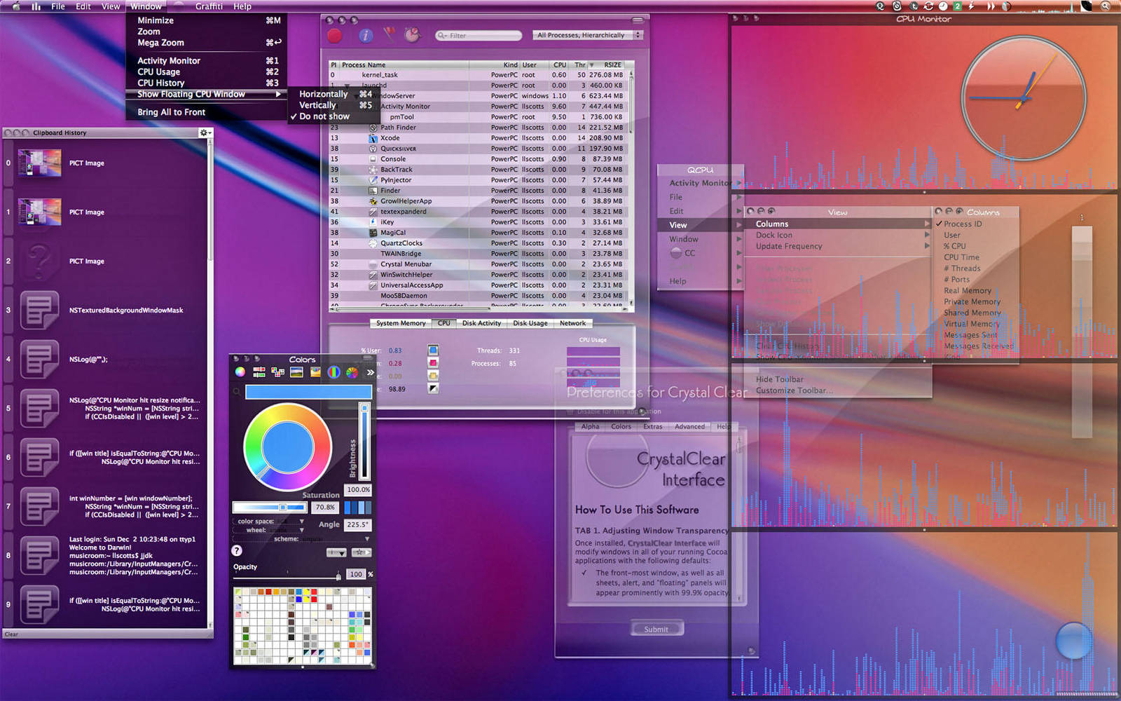 CrystalClear Interface: Pic 4 by marsmuse