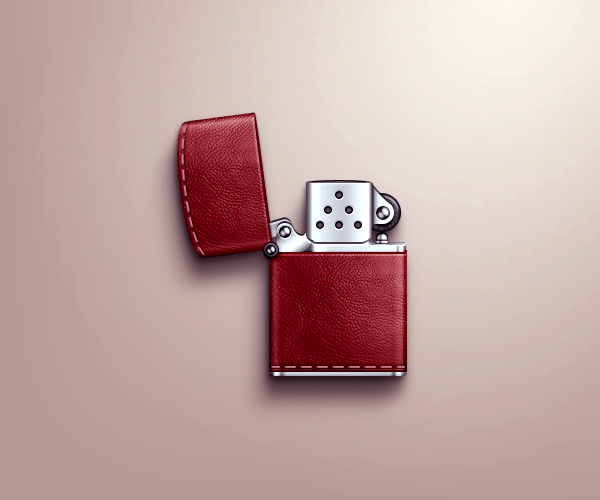 Leather Zippo by kyo-tux