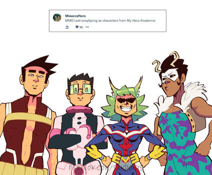 Weekly Doodles - My Cosplay Academia by RandoWis
