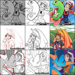 Pokemon Switcharound Collab by ZoeStanleyArts