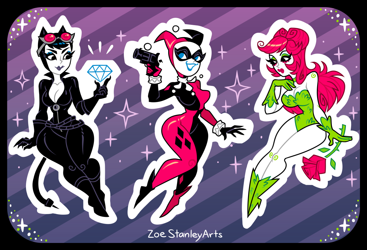 Gotham Sirens by ZoeStanleyArts