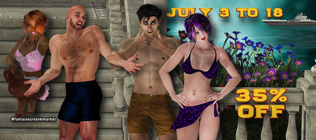 July Banner (2) by FantasiesRealmMarket