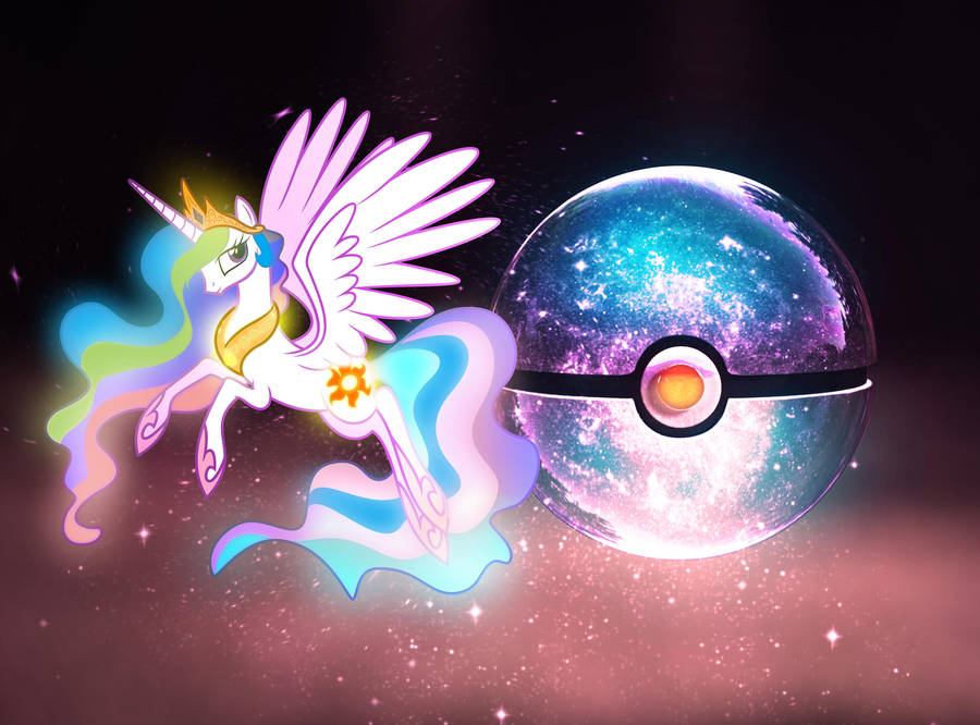 The Pokeball of Princess Celestia by wazzy88