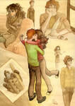 Ron and Hermione DH by reggieveggie