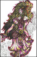 |In the Fountains Pink Champagne|(ToNE: Sunflower) by QuyaKillaLuna