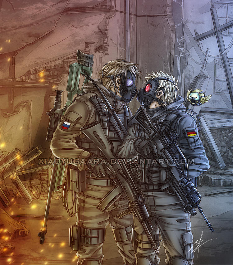 APH_Ivan, Gilbert and Gilbird by xiaoyugaara