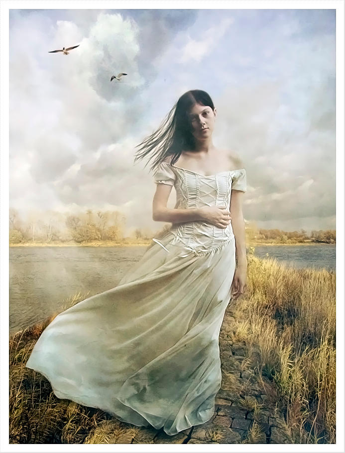 Girl in White by kayceeus