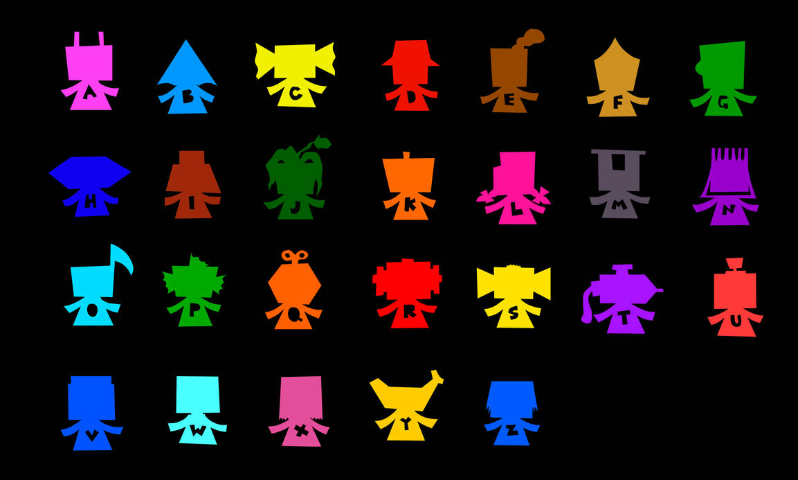 All icon A-Z in MHS Ending by 176396 on DeviantArt