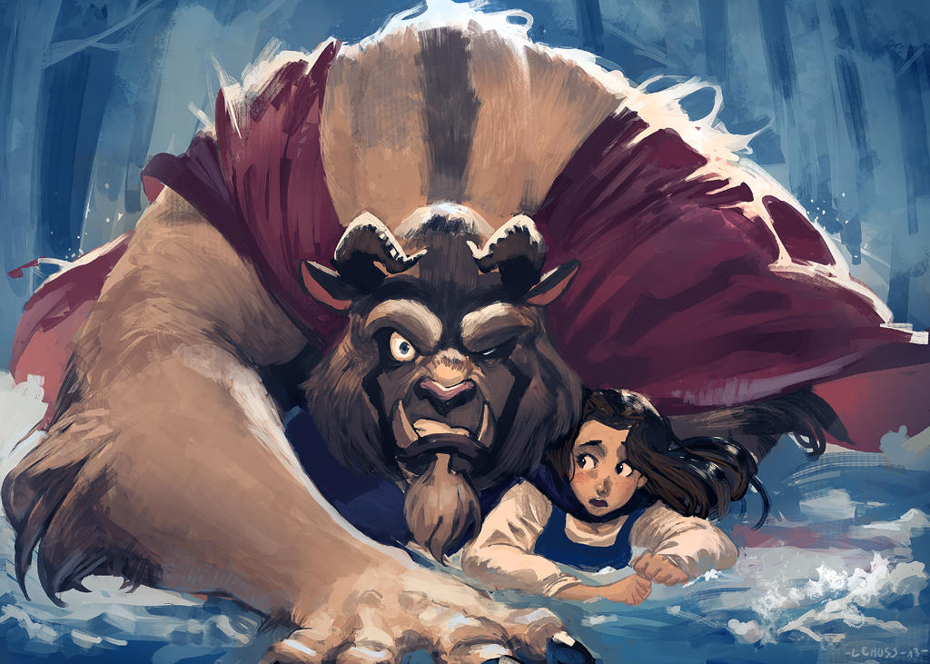 The Beauty and the Beast by lehuss The Beauty and the Beast by lehuss