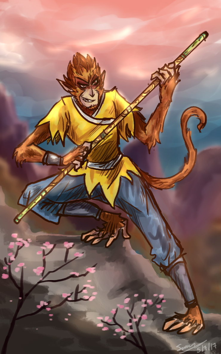 Sun Wukong the Monkey king by icelandicghost on DeviantArt