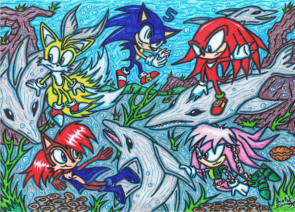 .:Request:. Freedom Fighters Playing With Dolphins by AceOfSpeed94