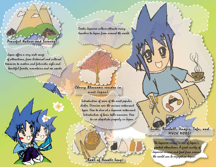 Travel Japan - Brochure Inside by SuushiBoy