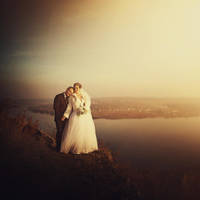 wedding cliff II by calincio