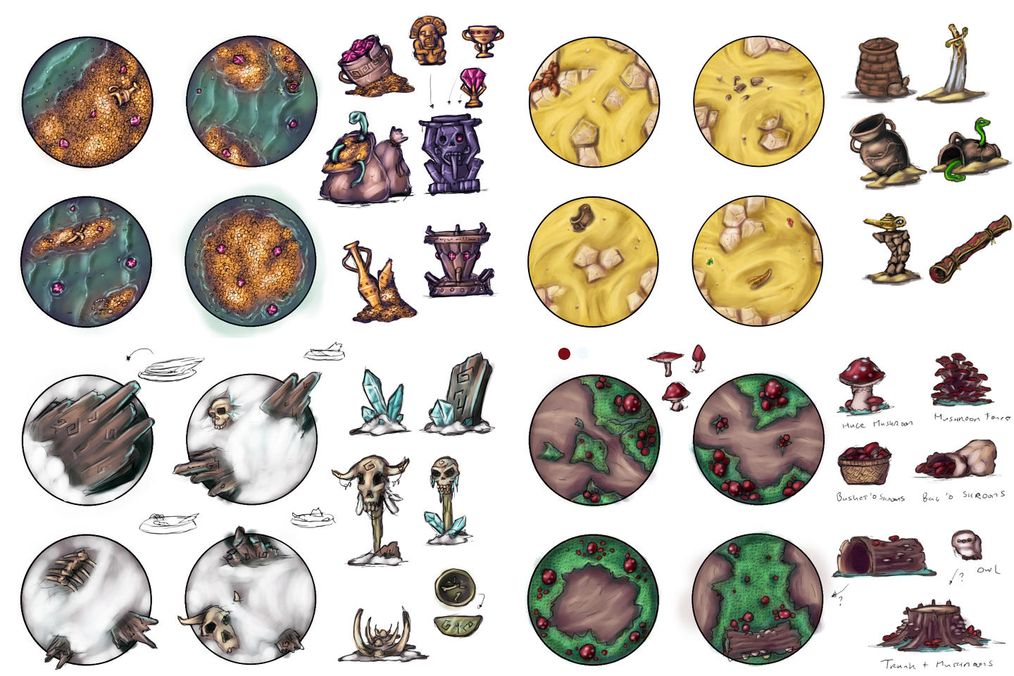 Resina planet Base Inserts by melvindevoor
