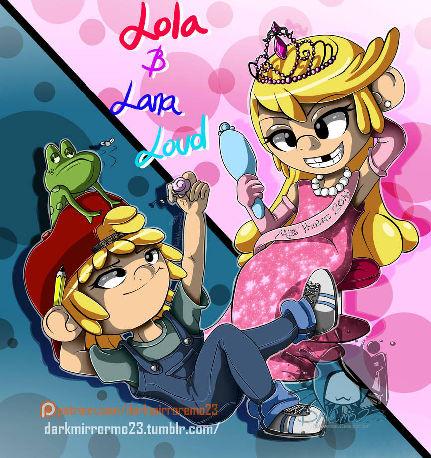 The Loud House Lana and Lola Loud by DarkMirrorEmo23 on DeviantArt