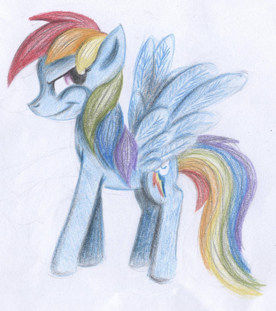 Rainbow Dash by indySkye on DeviantArt
