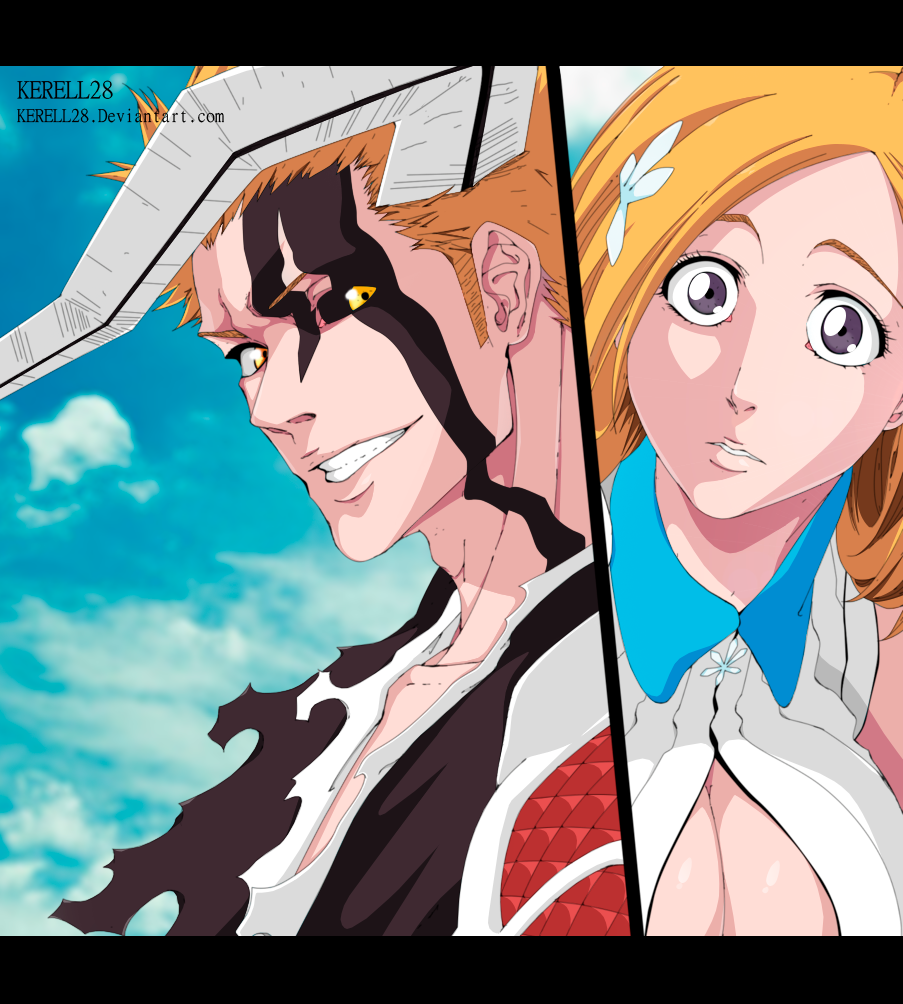 Ichigo Kurosaki And Inoue Orihime Bleach 676 by KERELL28 on DeviantArt