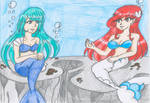 Ptcm-mermaids meeting by Azure-wolf96