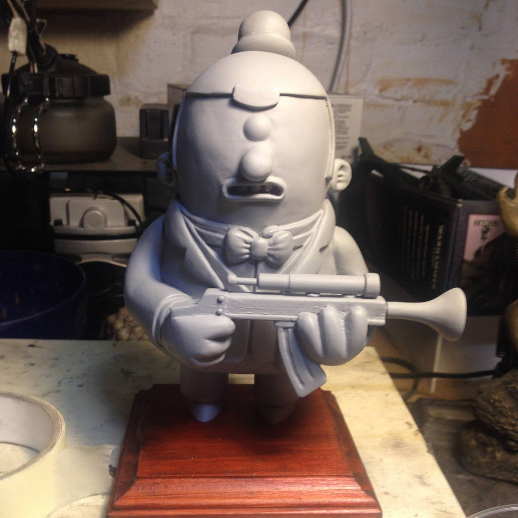 Work in Progress - Gavin the Manservant by DrMonkeyface