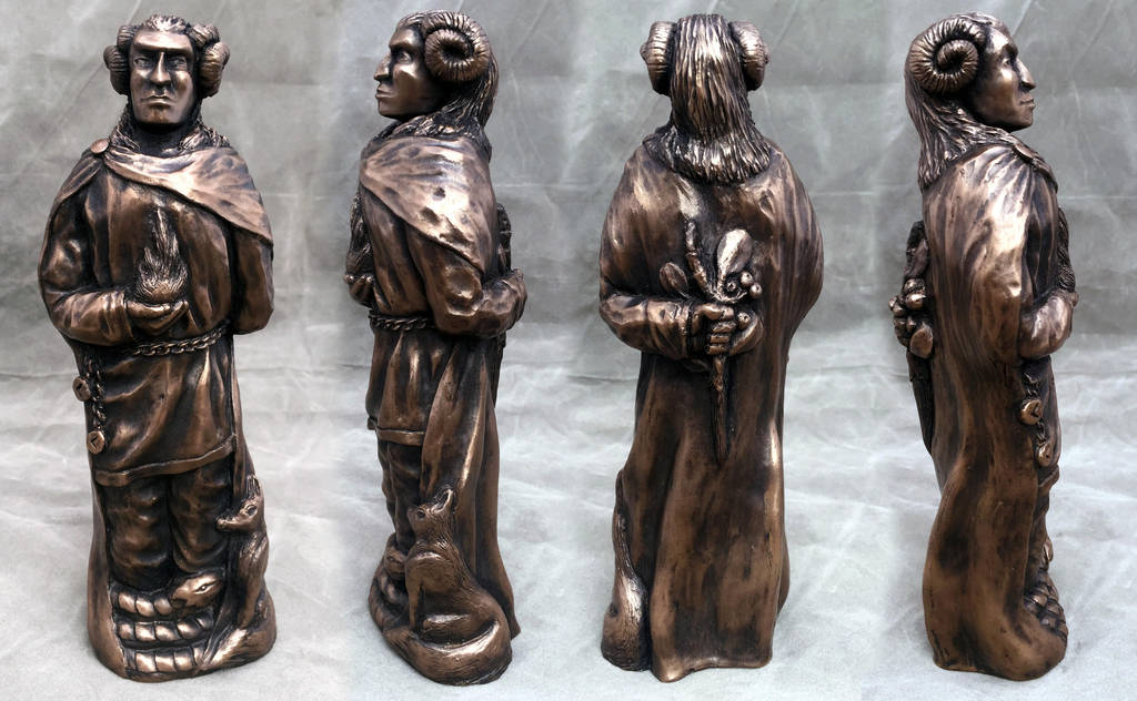 Norse god Loki in Bronze by DrMonkeyface