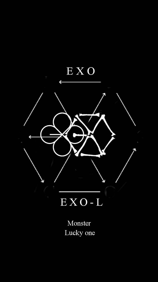 Wallpaper Exo Logo 2016 Black By Stoneheartedhan On Deviantart