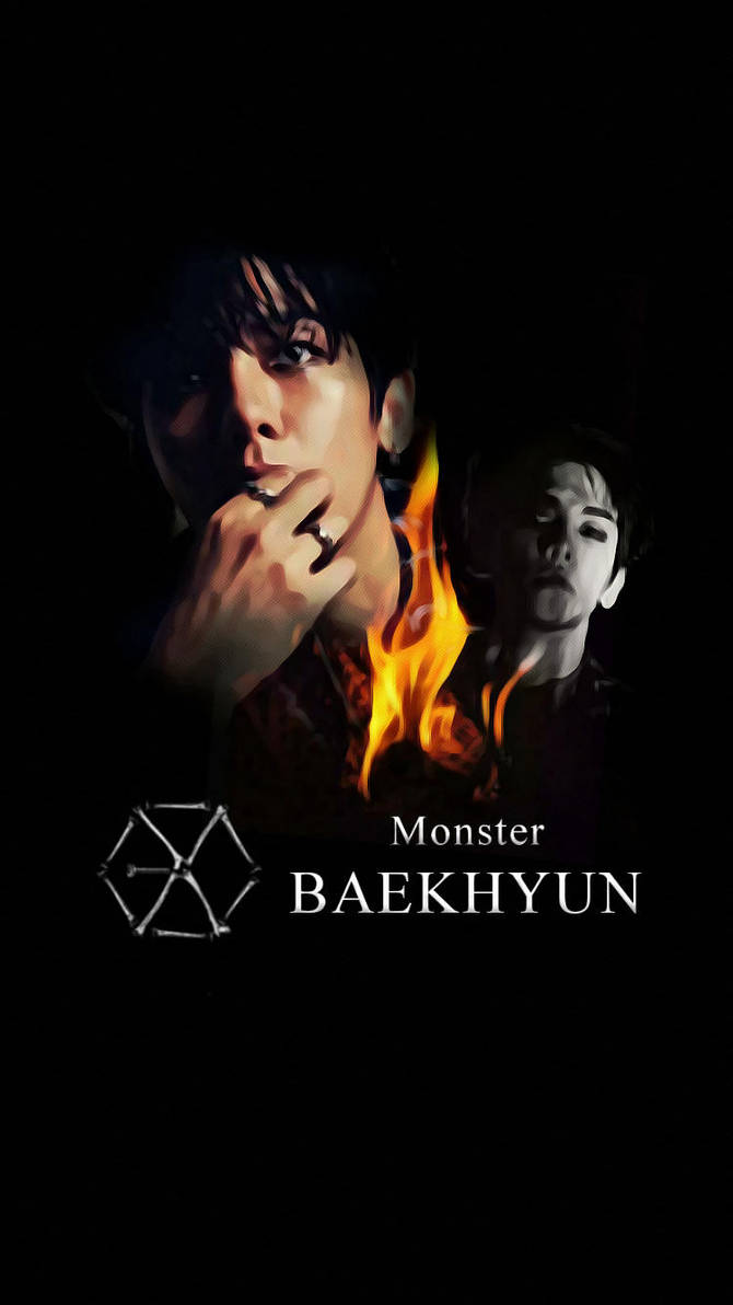 Wallpaper Exo 2016 Monster Teaser Baekhyun By Stoneheartedhan On