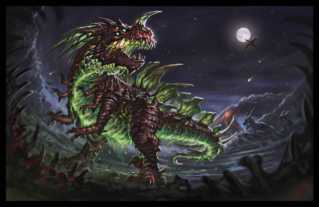 Radioactive Dinosaur by VegasMike
